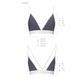 Спортивный топ с двойными бретелями Passion PS007 TOP S, dark grey SO4265 фото 5