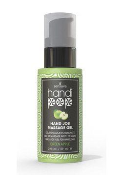 Вкусный гель для изысканных мануальных и оральных ласк Sensuva - Handipop Green Apple (59 мл) SO9824 фото