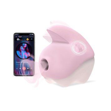 Вакуумный клиторальный смарт-стимулятор Magic Motion Unicorn Pink с вибрацией SO9601 фото