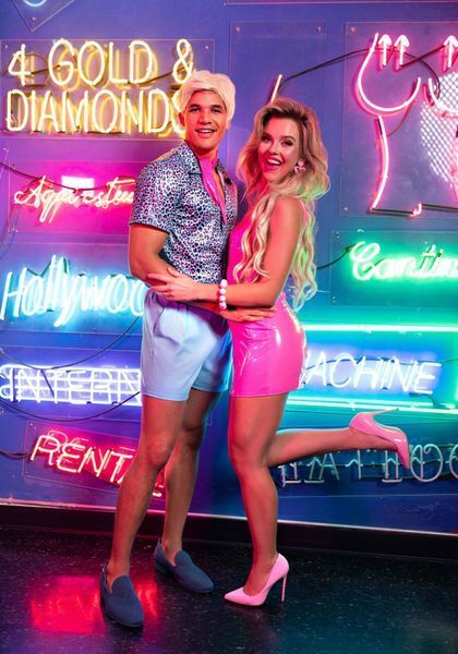 Вінілова мінісукня Leg Avenue Pink vinyl mini dress S, рожева SO9188 фото
