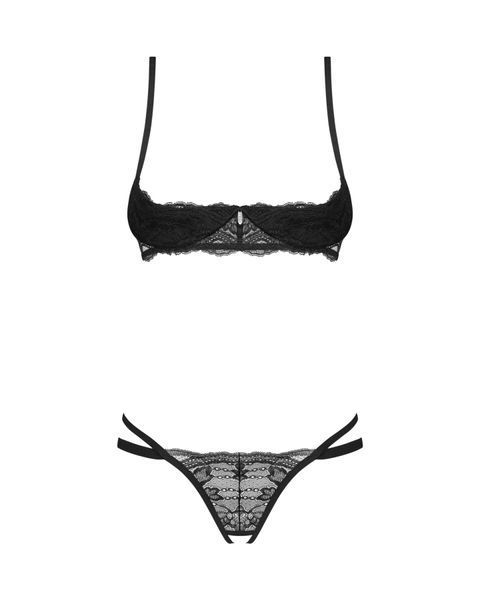 Комплект Obsessive Nutris 2-pcs crotchless set XS/S SX1169 фото