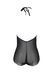 Боди Passion LEAFA BODY black, L/XL, на завязках, мягкая чашка, низ в виде шортиков SX0500 фото 4