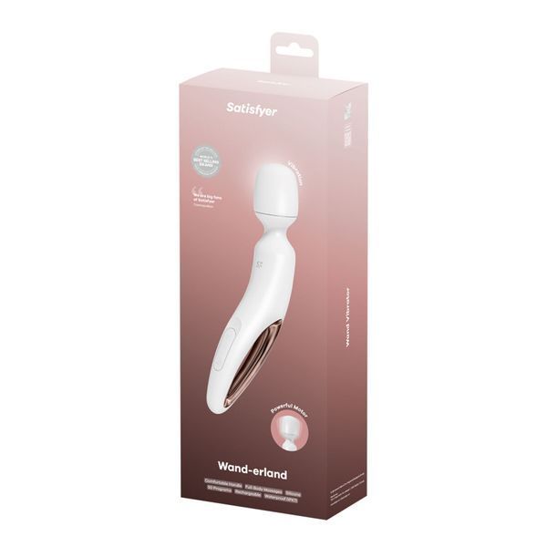 Вибромассажер Satisfyer Wand-erland (White/Rosegold) (мятая упаковка!!!) SX2697-R фото