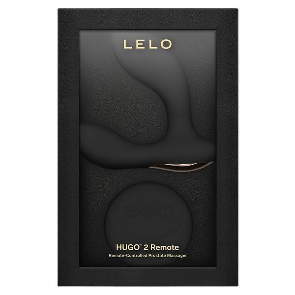 Массажер простаты LELO Hugo 2 Remote Black, 2 мотора, очень мощный, пульт ДУ SX0691 фото