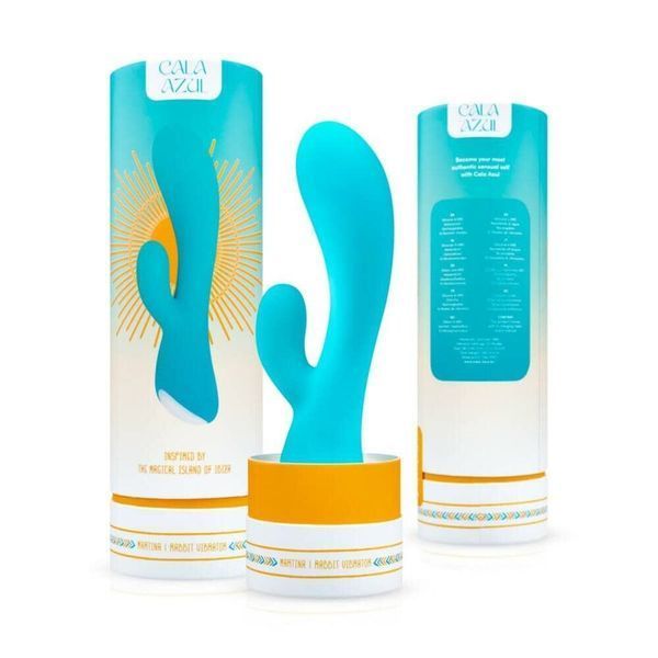 Вибратор-кролик Cala Azul &ndash; Martina Rabbit Vibrator, эргономичная форма, 10 режимов SO8884 фото