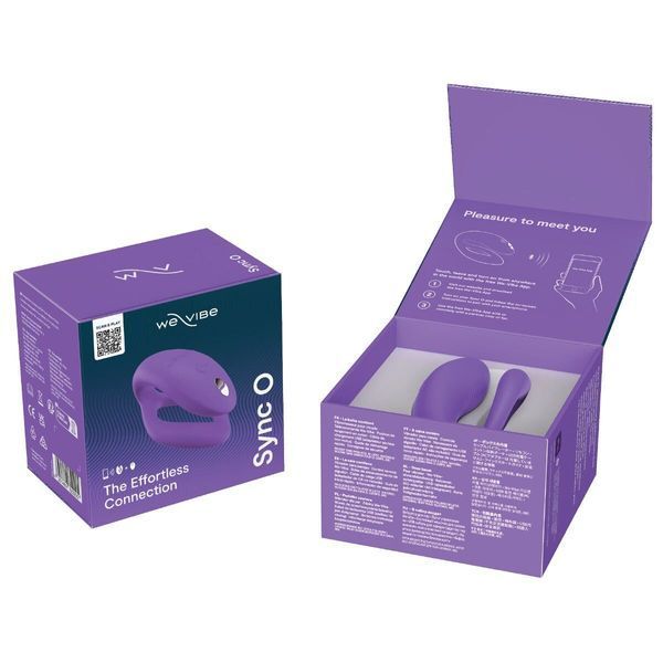 Смарт-вибратор для пар We-Vibe Sync O Light Purple, пульт ДУ SX0524 фото
