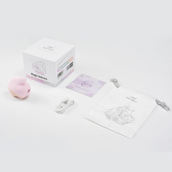 Вакуумный клиторальный смарт-стимулятор Magic Motion Unicorn Pink с вибрацией SO9601 фото