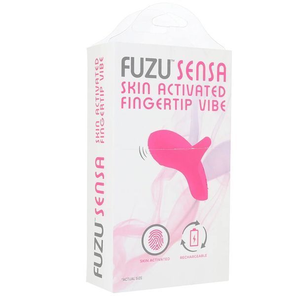 Вибратор на палец FUZU Sensa Skin Activated Fingertip Vibe &ndash; Pink, сенсорное управление, 8 режимов SX2741 фото