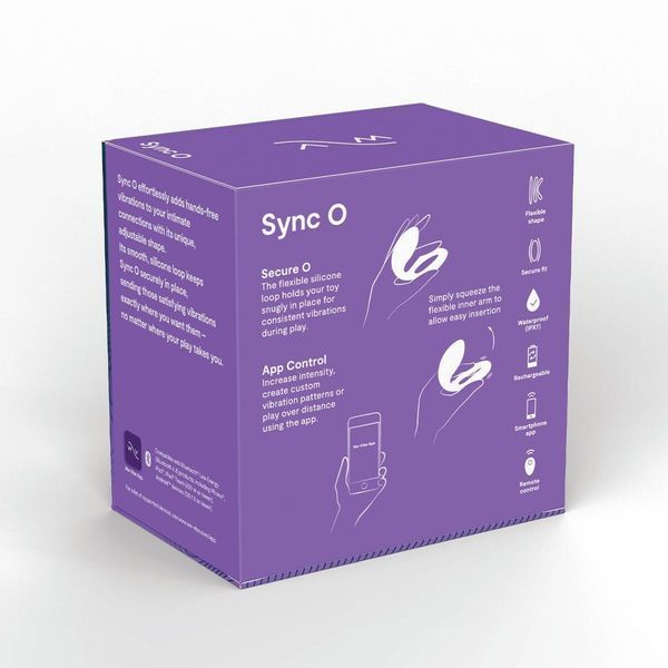 Смарт-вибратор для пар We-Vibe Sync O Light Purple, пульт ДУ SX0524 фото