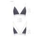 Спортивный топ с двойными бретелями Passion PS007 TOP XL, dark grey SO4266 фото 5