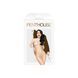 Боди Penthouse Scandalous S/L White, крупная сетка, высокий воротник, длинные рукава SO6459 фото 3