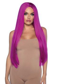 Парик Leg Avenue 33&Prime; Long straight center part wig Raspberry SO8593 фото