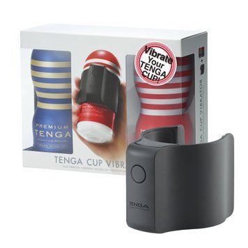 Вибронасадка Tenga CUP VIBRATOR, 7 режимов, 2 мастурбатора&nbsp;в&nbsp;комплекте SX2290 фото