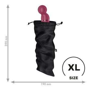 Мешочек для секс-игрушек Satisfyer Treasure Bag XL, черный, на шнурке SX0552 фото