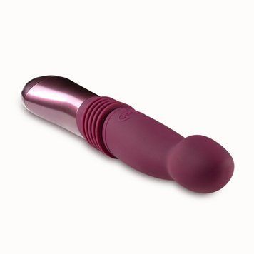 Пульсатор для точки G Blush Temptasia &ndash; Trixie Thrusting Dildo &ndash; Wine Red, 3 скорости SO8835 фото