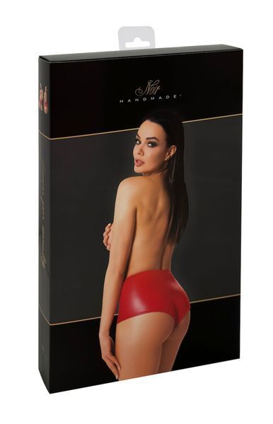 Шорты Noir Handmade F356 Red powerwetlook shorts - M SX2123 фото