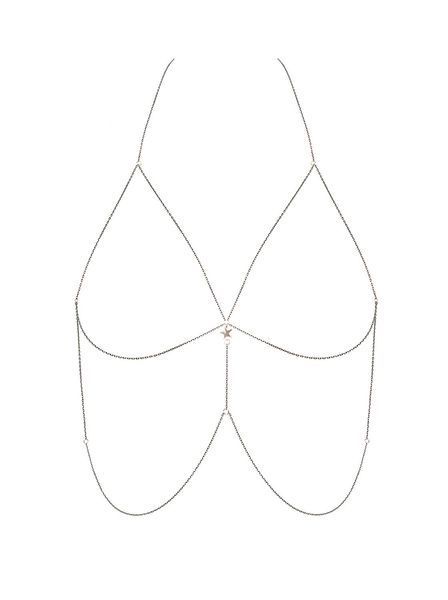 (SALE) Ланцюжок для бюста з кулоном-зіркою Obsessive Bijou 902 SO7688 фото