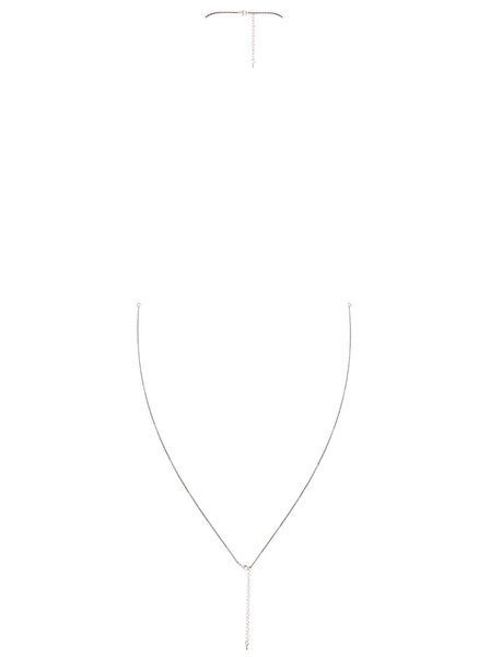 (SALE) Ланцюжок для бюста з кулоном-зіркою Obsessive Bijou 902 SO7688 фото
