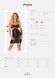 Платье под змеиную кожу Obsessive Vivianty dress XS/S, черное SO7313 фото 7