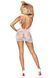 Ажурна сукня-сітка Leg Avenue Lace mini dress with cut-outs White, one size SO7961 фото 3