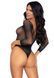 Сетчатое боди со стразами Leg Avenue Crystalized fishnet bodysuit Black One Size SO9136 фото 2