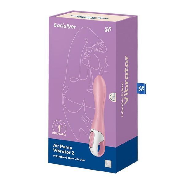 Вибратор точки G надувной Satisfyer Air Pump Vibrator 2 SO8411 фото