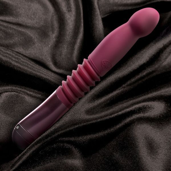 Пульсатор для точки G Blush Temptasia &ndash; Trixie Thrusting Dildo &ndash; Wine Red, 3 скорости SO8835 фото