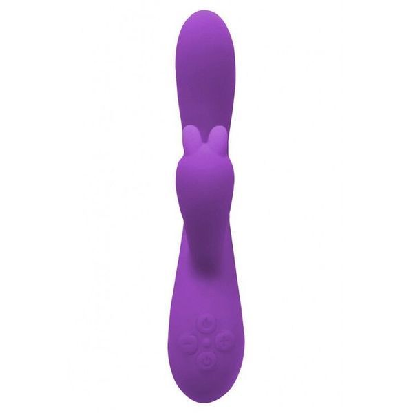 Вибратор-кролик Wooomy Gili-Gili Vibrator with Heat Purple, отросток с ушками, подогрев до 40&deg;С SO7412 фото