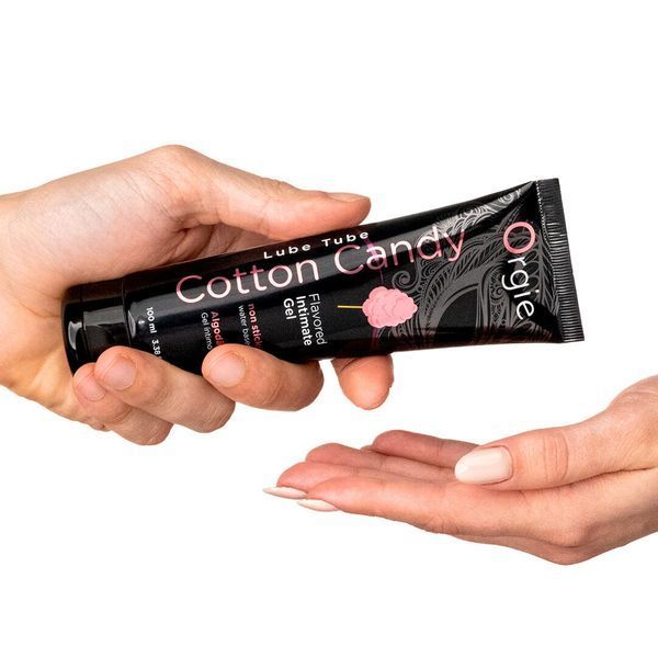 Лубрикант на водной основе Orgie Lube Tube Cotton Candy, 100 мл, со вкусом и ароматом сладкой ваты SX1522 фото
