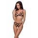 Трусики з стреп Passion Exclusive NICKY THONG L/XL, black PS27804 фото 1