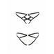 Трусики з стреп Passion Exclusive NICKY THONG L/XL, black PS27804 фото 5