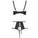 Распродажа!!! Комплект из эко-кожи Passion Tamaris Set black S/M, бюстгальтер и трусики SO5797 фото 4