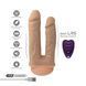 Двойной фаллоимитатор с вибрацией SilexD Double Gusto Vibro Flesh (Model 1 size 8" & 7") + LRS, диаметр 4,5 см и 3,7 см SO8209 фото 4