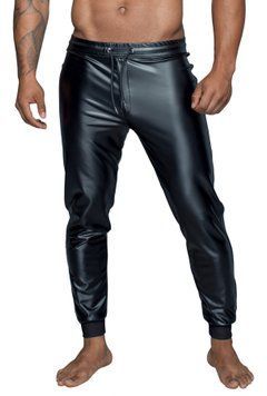 Мужские треггинсы Noir Handmade H063 Powerwetlook treggings, XL, мокрый эффект SX0118 фото