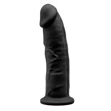 Фаллоимитатор SilexD Oscar Black (MODEL 2 size 9in), двухслойный, силикон+Silexpan, диаметр 5,4см SO9925 фото