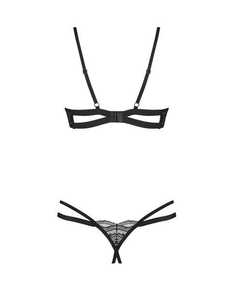 Комплект Obsessive Nutris 2-pcs crotchless set XL/2XL SX1171 фото