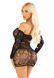 Платье Leg Avenue Seamless Off The Shoulder Mini Dress One Size, Black SX1735 фото 4