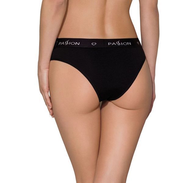 Трусики-слипы из хлопка с эластаном Passion PS004 PANTIES XL, black SO4218 фото