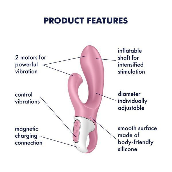 Вибратор-кролик надувной Satisfyer Air Pump Bunny 2 SO8412 фото