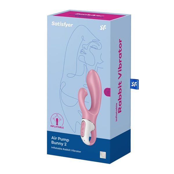 Вибратор-кролик надувной Satisfyer Air Pump Bunny 2 SO8412 фото