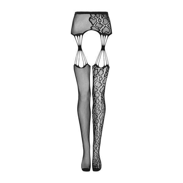 Эротические колготки-бодистокинг Obsessive Garter stockings S821 S/M/L SO8162 фото