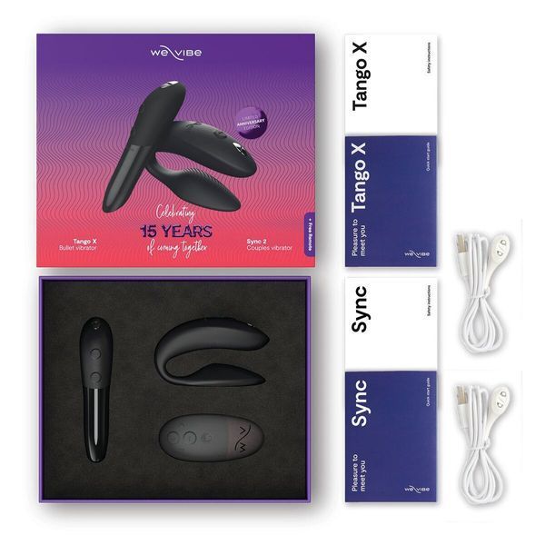 Подарочный набор We-Vibe 15 Year Anniversary Collection, смарт-вибратор для пар + вибропуля SX0526 фото