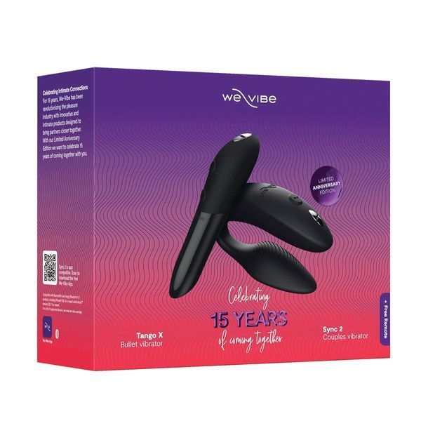 Подарочный набор We-Vibe 15 Year Anniversary Collection, смарт-вибратор для пар + вибропуля SX0526 фото