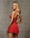 Бебі-дол Obsessive 838-BAB-3 babydoll & thong red 2XL/3XL SX1121 фото 2