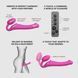 Безремневой страпон с вибрацией Strap-On-Me Vibrating Fuchsia L, диаметр 3,7 см, пульт ДУ, регулируемый SX2572 фото 3