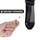 Пульсатор Blush Temptasia &ndash; Lazarus Thrusting Dildo &ndash; Black, ребристый ствол, 3 скорости SO8836 фото 3