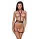 Портупея-стрепы с двойным ремнем Passion Exclusive DENIRA XXL/XXXL, black SO2522 фото 1