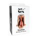 Сексуальное платье из сетки Art of Sex - Sharlotte черно-красное L-2XL SX2439 фото 3