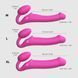 Безремневой страпон с вибрацией Strap-On-Me Vibrating Fuchsia L, диаметр 3,7 см, пульт ДУ, регулируемый SX2572 фото 5