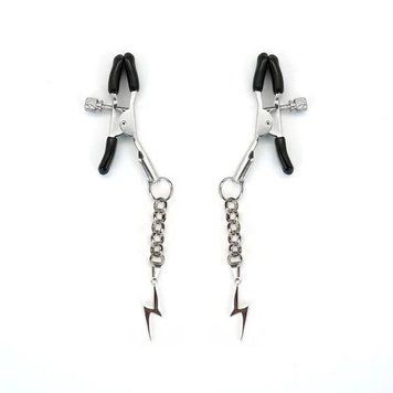 Зажимы для сосков Liebe Seele Lightning Nipple Clamps Silver SX1691 фото